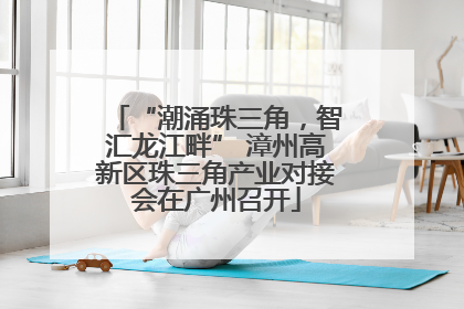 “潮涌珠三角，智汇龙江畔” 漳州高新区珠三角产业对接会在广州召开