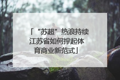 “苏超”热浪持续 江苏省如何撑起体育商业新范式