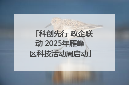 科创先行 政企联动 2025年雁峰区科技活动周启动