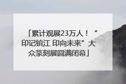 累计观展23万人！“印记镇江 印向未来”大众篆刻展圆满闭幕