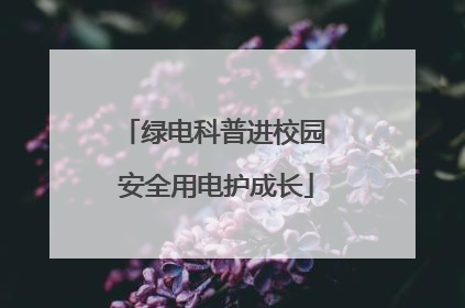 绿电科普进校园 安全用电护成长