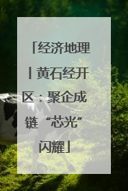 经济地理丨黄石经开区：聚企成链“芯光”闪耀
