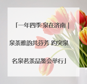 一年四季·泉在济南｜泉茶雅韵共芬芳 趵突泉名泉茗茶品鉴会举行