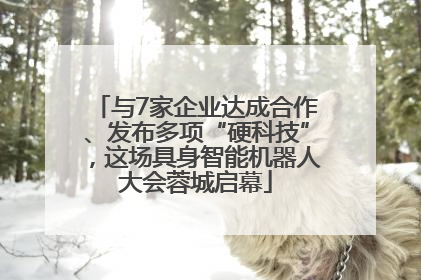 与7家企业达成合作、发布多项“硬科技”，这场具身智能机器人大会蓉城启幕