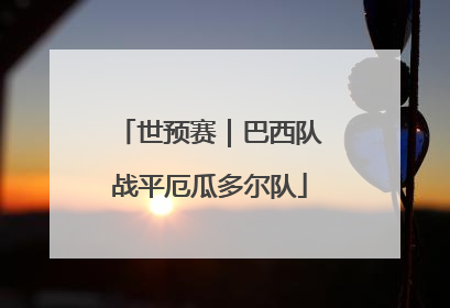 世预赛｜巴西队战平厄瓜多尔队