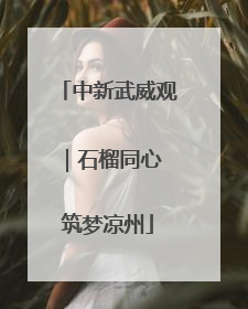 中新武威观｜石榴同心 筑梦凉州