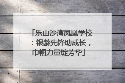 乐山沙湾凤凰学校：银龄先锋助成长，巾帼力量绽芳华