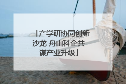 产学研协同创新沙龙 舟山科企共谋产业升级