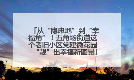 从“隐患地”到“幸福角”！五角场街道这个老旧小区党建微花园“靓”出幸福新图景