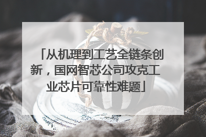 从机理到工艺全链条创新，国网智芯公司攻克工业芯片可靠性难题