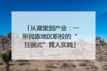 从课堂到产业：一所民族地区职校的“互嵌式”育人实践