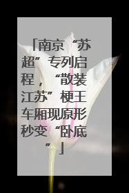 南京“苏超”专列启程，“散装江苏”梗王车厢现原形秒变“卧底”