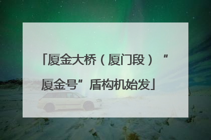 厦金大桥（厦门段）“厦金号”盾构机始发
