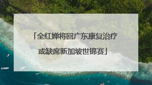 全红婵将回广东康复治疗 或缺席新加坡世锦赛