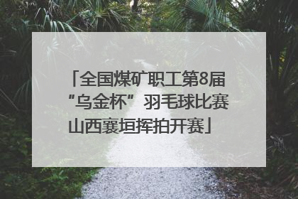 全国煤矿职工第8届“乌金杯”羽毛球比赛山西襄垣挥拍开赛