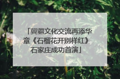 冀疆文化交流再添华章《石榴花开别样红》石家庄成功首演