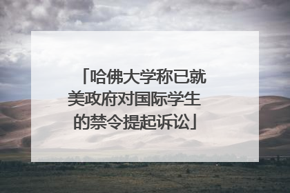 哈佛大学称已就美政府对国际学生的禁令提起诉讼