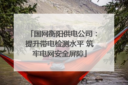 国网衡阳供电公司：提升带电检测水平 筑牢电网安全屏障