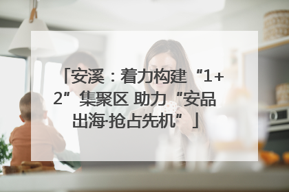 安溪：着力构建“1+2”集聚区 助力“安品出海·抢占先机”