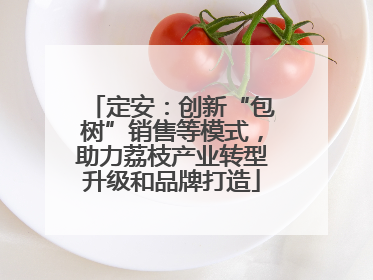 定安：创新“包树”销售等模式，助力荔枝产业转型升级和品牌打造