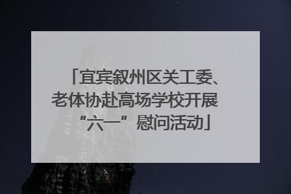 宜宾叙州区关工委、老体协赴高场学校开展“六一”慰问活动