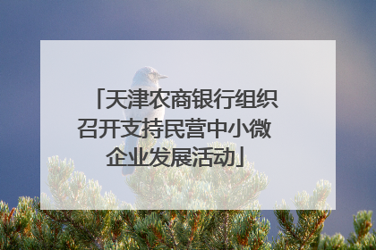 天津农商银行组织召开支持民营中小微企业发展活动