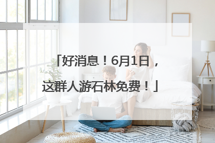 好消息！6月1日，这群人游石林免费！