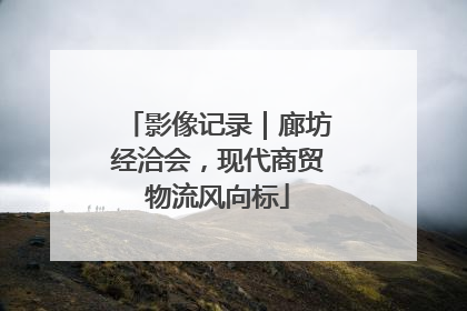 影像记录｜廊坊经洽会，现代商贸物流风向标