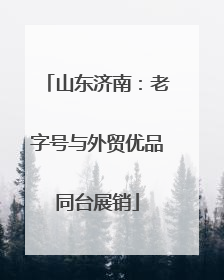 山东济南：老字号与外贸优品同台展销