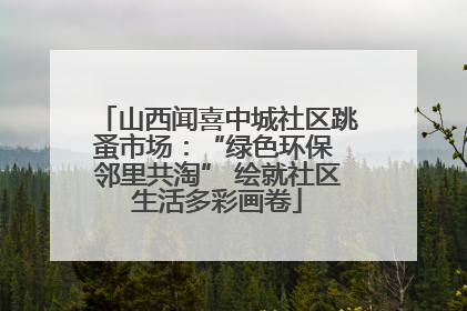 山西闻喜中城社区跳蚤市场：“绿色环保 邻里共淘” 绘就社区生活多彩画卷