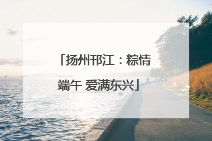 扬州邗江：粽情端午 爱满东兴
