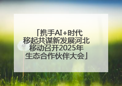 携手AI+时代 移起共谋新发展河北移动召开2025年生态合作伙伴大会