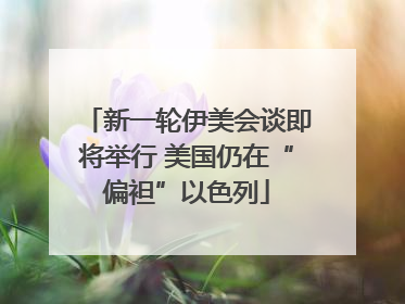 新一轮伊美会谈即将举行 美国仍在“偏袒”以色列