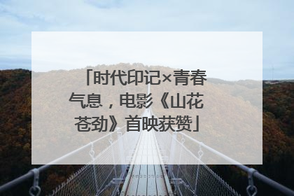时代印记×青春气息，电影《山花苍劲》首映获赞