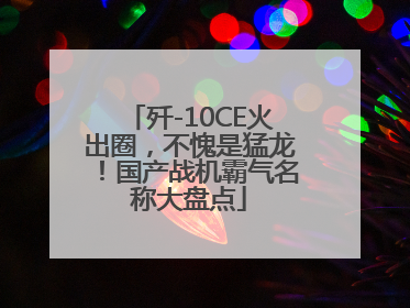 歼-10CE火出圈，不愧是猛龙！国产战机霸气名称大盘点