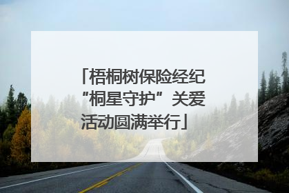 梧桐树保险经纪“桐星守护”关爱活动圆满举行