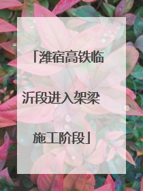 潍宿高铁临沂段进入架梁施工阶段