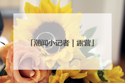 潮闻小记者｜露营