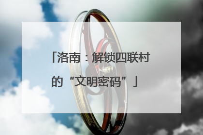 洛南：解锁四联村的“文明密码”