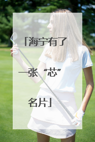 海宁有了一张“芯”名片