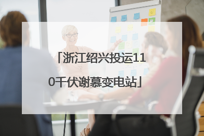 浙江绍兴投运110千伏谢慕变电站