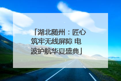 湖北随州：匠心筑牢无线屏障 电波护航华夏盛典