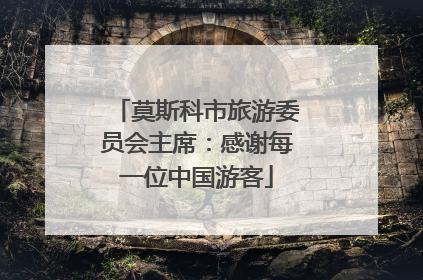 莫斯科市旅游委员会主席：感谢每一位中国游客