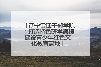 辽宁雷锋干部学院：打造特色研学课程 建设青少年红色文化教育高地