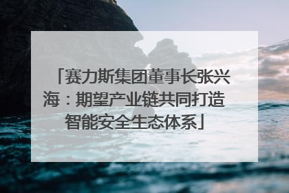 赛力斯集团董事长张兴海：期望产业链共同打造智能安全生态体系