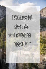 身边榜样｜张有英：大山深处的“领头雁”