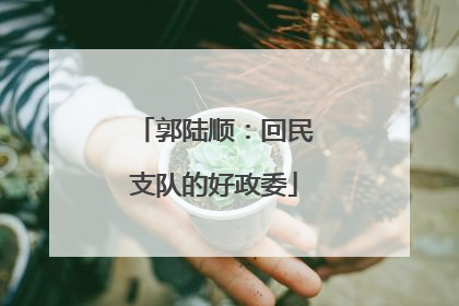 郭陆顺：回民支队的好政委