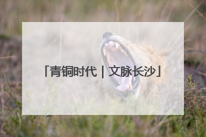 青铜时代｜文脉长沙