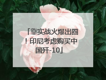 靠实战火爆出圈！印尼考虑购买中国歼-10