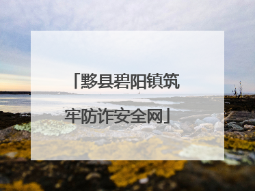 黟县碧阳镇筑牢防诈安全网